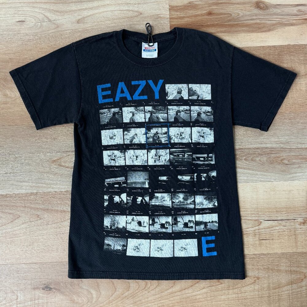 Rare Vintage Eazy-E Shirt – Film Contact Sheet Graphic